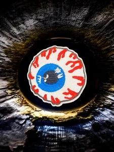 Evil Eye Halloween Embroidered Iron On Patch 2.45" x 2.5" FREE SHIPPING - Picture 1 of 2