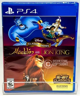 Disney Classic Games Collection - Aladdin - Lion King - PS4 - New - Image 1 of 4