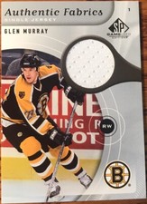 2005-06 SP Game Used Authentic Fabrics Glen Murray AF-GM Boston Bruins