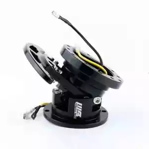 Works Bell Rapfix GTC- R Flip Up tilt Steering Wheel Quick Release Hub Kit BLACK - Picture 1 of 4