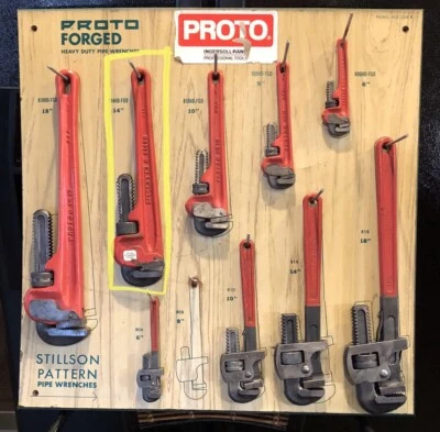 Vintage 14” Proto 814HD FGD Heavy Duty Pipe Wrench Straight Jaw      B - Image 1 of 4