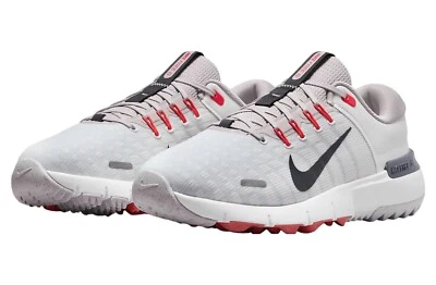 Nike Men’s 11.5 Free Golf NN Shoes New White/Phantom/Orange/Black FN0332-100 NWB - Image 1 of 4