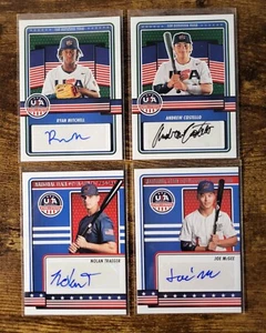2023 Stars Stripes Ryan Mitchell, N. Traeger, A. Castello & J. McGee Autograph. - Picture 1 of 5