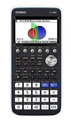 Casio calculator 10-digit graph function FX-CG50 Black Battery Powered 28 Memory - Image 1 of 4
