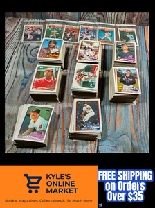 Lote de 749 tarjetas de béisbol Topps 1989 sin duplicados con cargadores superiores de 6 pulgadas - Imagen 1 de 5
