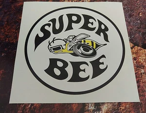DODGE SUPER BEE Oldtimer Aufkleber 150mm Durchmesser Muscle Car Decal - Bild 1 von 1