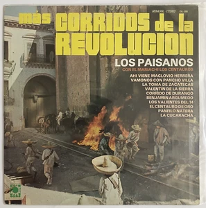 LOS PAISANOS -MAS CORRIDOS DE LA REVOLUCION- 1975 MEXICAN LP - Picture 1 of 4