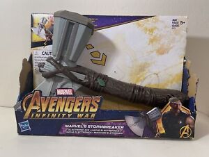 Marvel Avengers Thor Stormbreaker Electronic FX Axe Toy Working Makes Sounds