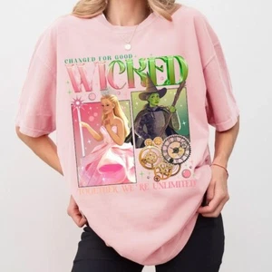 Wicked Change For Good Glitter Sweatshirt Wizard Of Oz T-shirt Witch Vibes - Picture 1 of 8