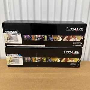 Juego de 2 tóner originales Lexmark X925H2CG / X925H2KG para X925 - Imagen 1 de 7