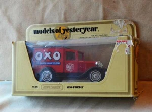 Nuevo Original 1978 Matchbox Antaño 1930 Ford A Oxo Rojo Escala 1:40 Inglaterra - Imagen 1 de 1