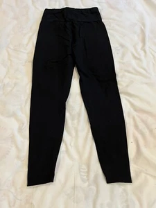 Little Girl’s Size 8/9 SHEIN Black Leggings  - Picture 1 of 1