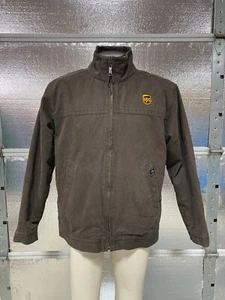 UPS Dri-Duck Jacket - Adult Medium - Blanket Lined - Zip Up - Brown - Picture 1 of 12