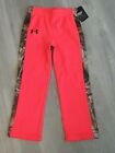 Under Armour Girls Athletic Pants Pink Camo 5