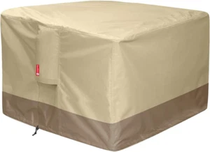 Gas Fire Pit Cover Square - 600D Heavy Duty Patio Outdoor Fire Pit Table Cover - Picture 1 of 8