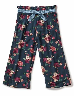 PANTALÓN Matilda Jane FELIZ COSECHA 8 Floral Cinta Arco Niñas Main St Market Nuevo con Etiquetas Foto 1 de 3