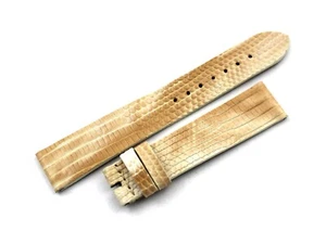 Strap Band Lizard Veritable Tejus Panna Opaco 18/16mm Accessori Orologi Lusso - Imagen 1 de 4