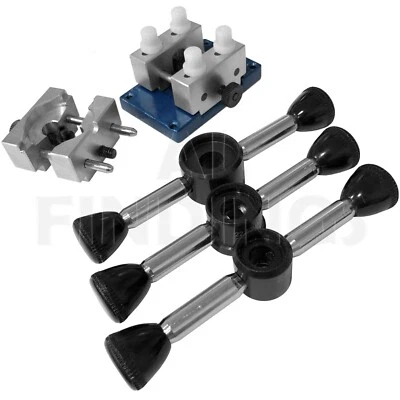 Rolex Caja Reloj Abridor Trasero Set 6 Troqueles Abrazaderas Tamaño 18.5 - 29.5mm Herramienta - Imagen 1 de 4