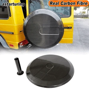 For Mercedes Benz G-Class W463 G63 G65 REAL Carbon Spare Wheel Tire Cover - Picture 1 of 14
