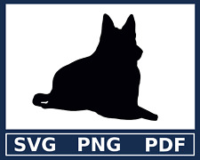 Dog SVG Vector Clip art Design Silhouette Clipart For Vinyl Decal Sticker