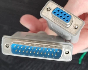Serielles Kabel, 25-polig 9-polig D-Sub-Stecker, 1,8m Computer PC - Photo 1/4