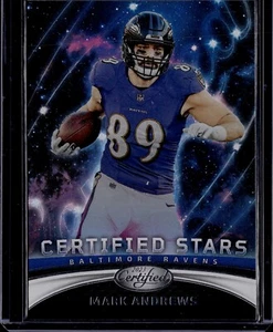 Estrellas certificadas Mark Andrews 2023 Panini #CS-6 Baltimore Ravens - Imagen 1 de 2