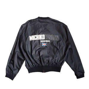 Chaqueta Bomber Ligera Vintage Michiko Koshino London Talla Gratis Japón - Imagen 1 de 9