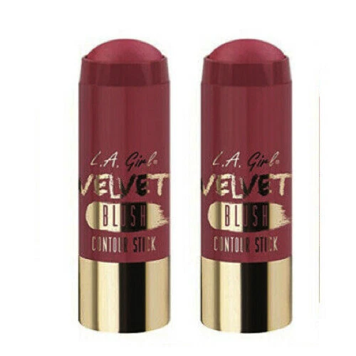 Lote de 2: Nuevo L.A. Barra de contorno de rubor de terciopelo Girl en pluma GCS586 (Sellada) Foto 1 de 1