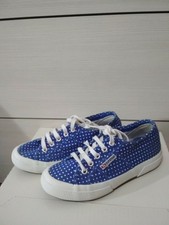 superga blu pois