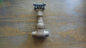 LUNKENHEIMER 1/2" FIGURE 2131 BRASS SOLDER END GATE VALVE 125 SP/200 WOG NEW - Picture 1 of 6