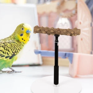 Adjustable Height Perch Frame Fitness Parrot Tree Branch Stand Bird Perches - Picture 1 of 12