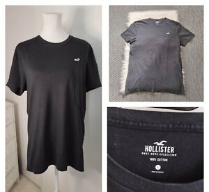 Tee shirt homme "Hollister" en coton noir taille L , 40 