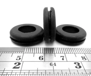 5/8" Hole Fit, Rubber Grommet Bushing, Fits 1/16" Thick Material, Has 3/8" ID - Picture 1 of 12