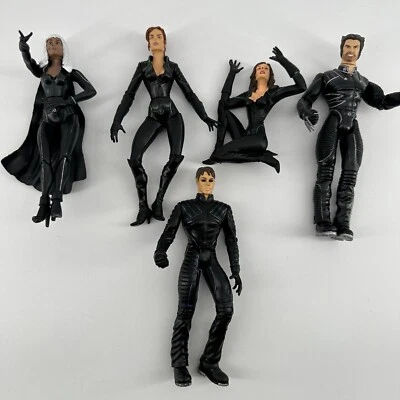 Marvel X-Men Action Figures Set of 5 Loose 2000 Toy Biz Logan Storm 6"-7" - Image 1 of 4