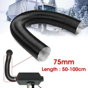 75mm Warm Heizung Kanal-Rohr Luft Führung-Schlauch Für Dometic-Diesel 50-100cm - Bild 1 von 9