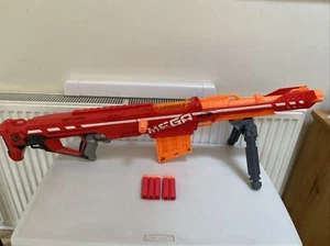 Nerf Mega Centurion + Zweibeinständer + Magazin + 5 Darts Konvolut - Bild 1 von 2