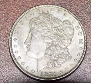 Dólar de plata Morgan 1881-0, AU/BU - Imagen 1 de 2
