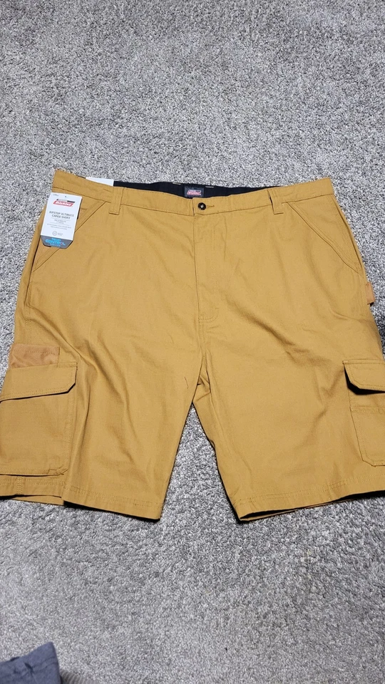 Dickies Ultimate Ripstop Cargo Shorts Men’s Size 44 BROWN Relaxed Fit