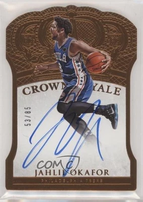 2015-16 Panini Preferred Crown Royale /85 Jahlil Okafor #191 Rookie Auto RC - Image 1 of 2