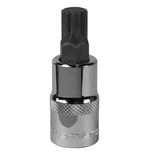 Sealey Spline Socket Bit M12 1/2"Sq Drive SBS016 - Picture 1 of 1