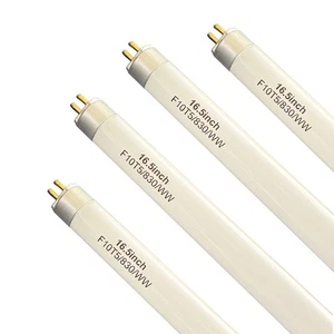 (4 Pack) 16’’ F10T5/830 Fluorescent Bulb Replacement for Jasco 10W 3000K Warm... - Picture 1 of 6