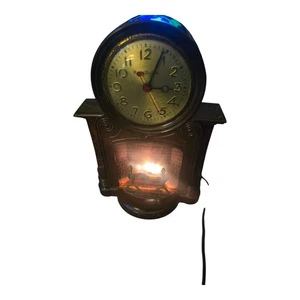 Vintage 50er Jahre Mastercrafters Kaminuhr Modell 272 geprüft funktioniert nur Lampe - Bild 1 von 9
