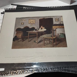 Peter Philippi, Der Student WW2 20" X 16" Print Matted - Picture 1 of 6