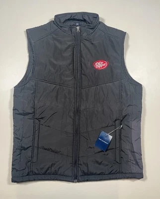 Port Authority Dr Pepper Puffer Vest Mens Large Black J706 SEC Championship 2011 - Image 1 of 4