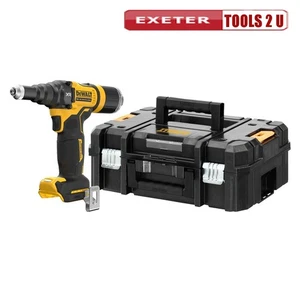 DeWalt DCF403NT 18v XR 3/16″ (4.8mm) Brushless Riveter In TSTAK II Case - Picture 1 of 3