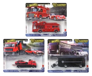 2025 Hot Wheels 957H Team Transport 83 84 85 Ferrari 250 GTO, Toyota AE86, Lykan - Picture 1 of 4