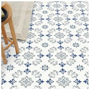 Peel and Stick Floor Tile - 20 PCS, 8" x 8" Vinyl Flooring - Waterproof Self-... - Picture 1 of 7