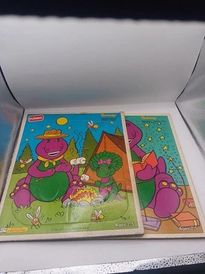 Rompecabezas Barney Playskool 1993 vintage Foto 1 de 4