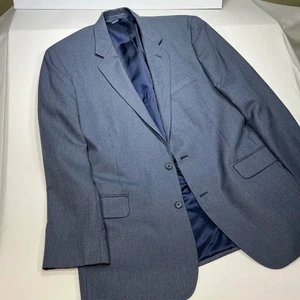 Croft & Barrow Men's 44L Blue Patterned Classic Fit Blazer Sport Coat Jacket - Picture 1 of 12