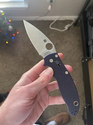 Spyderco Manix 2 3.37 In Pocketknife - C101GPDBL2 S110V - Image 1 of 4